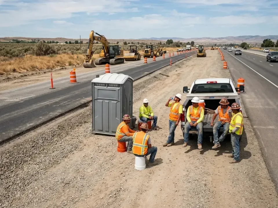 highway-road-construction-crew-007 — frequently asked questions, Porta Potty and Restroom Rentals in Fortville, IN